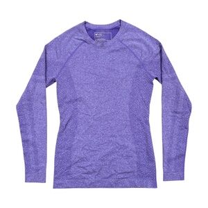 FIGS Salta Seamless Under Scrub Underscrub Purple L/S T Shirt Womens Small